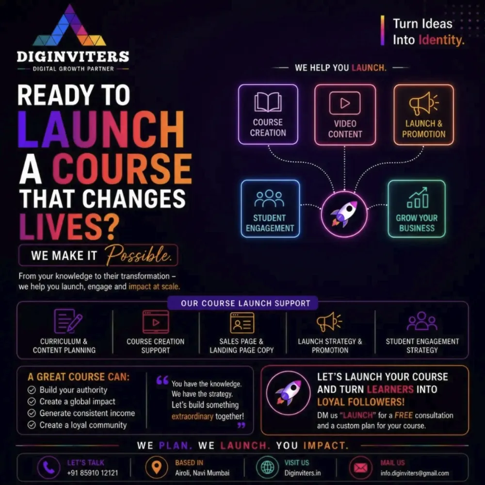 Course launch campaign creative